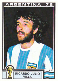 Ricardo Julio Villa WC 1978 Argentina samolepka Panini World Cup Story #104